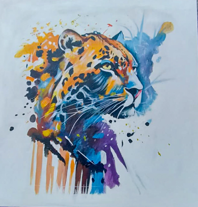Tiger painting